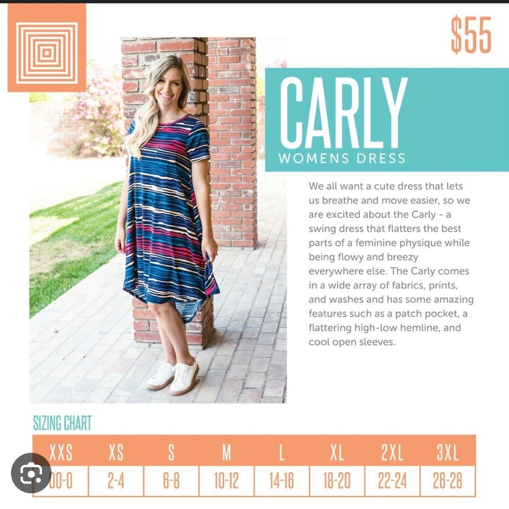 LuLaRoe Purple High-Low Dress - Picture 5 of 5